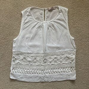 KATE Sleeveless Cropped Tank Top Blouse